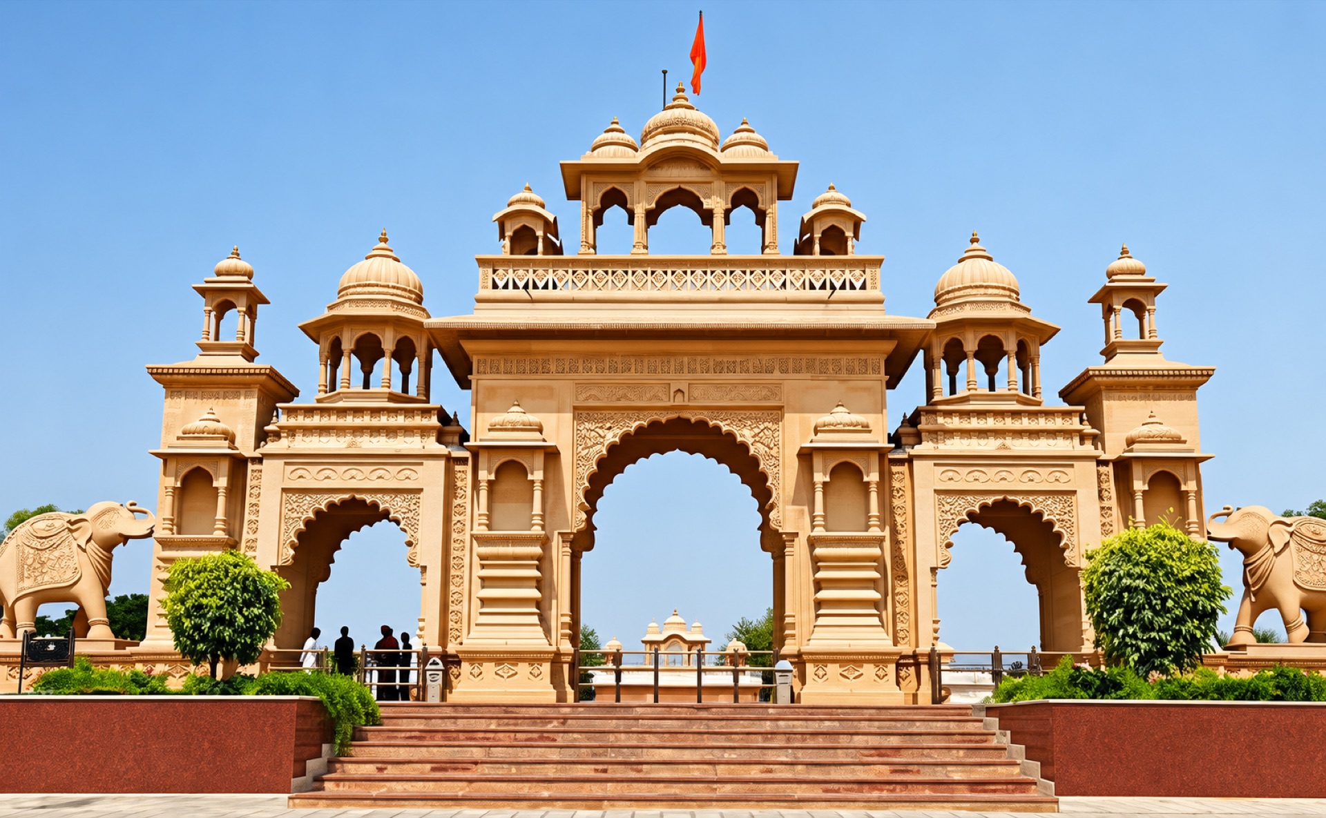 Shri Gajanan Maharaj Sansthan Exterior
